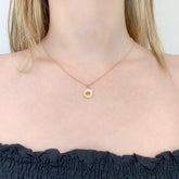 Josa necklace "Rialto rose gold"